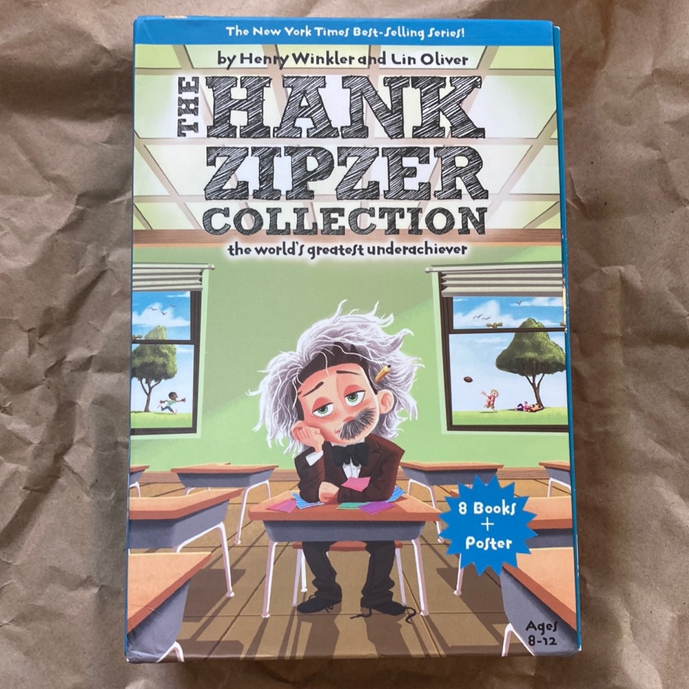 The Hank Zipzer 8 Book Collection (with Poster) by Henry Winkler and Lin Oliver